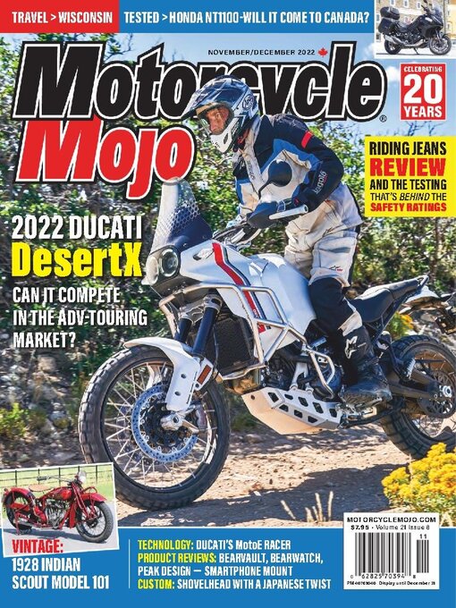 Title details for Motorcycle Mojo Magazine by Riptide Resources Inc o/a Motorcycle Mojo Magazine - Available